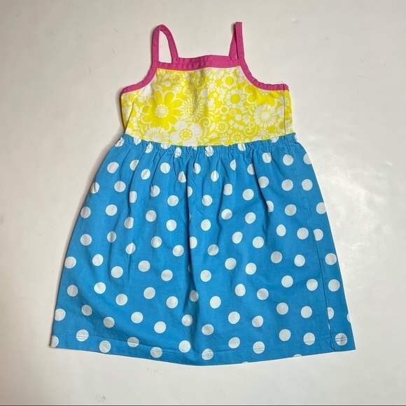 Hanna Andersson Floral Polka Dot Sundress - Picture 1 of 4